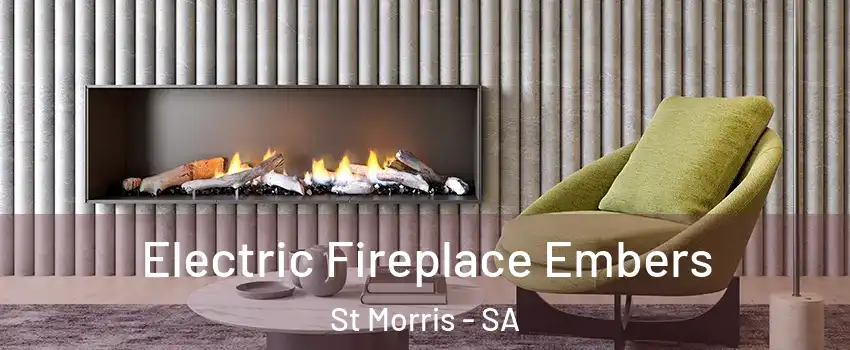  Electric Fireplace Embers St Morris - SA