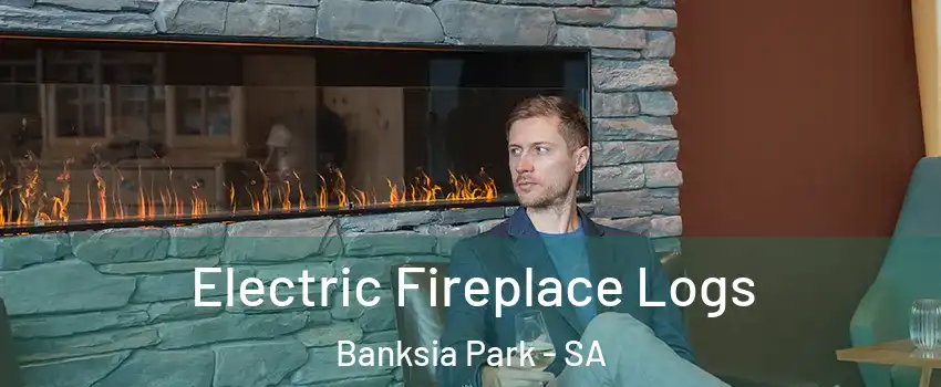 Electric Fireplace Logs Banksia Park - SA