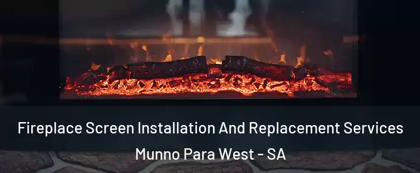 Fireplace Screen Installation And Replacement Services Munno Para West - SA
