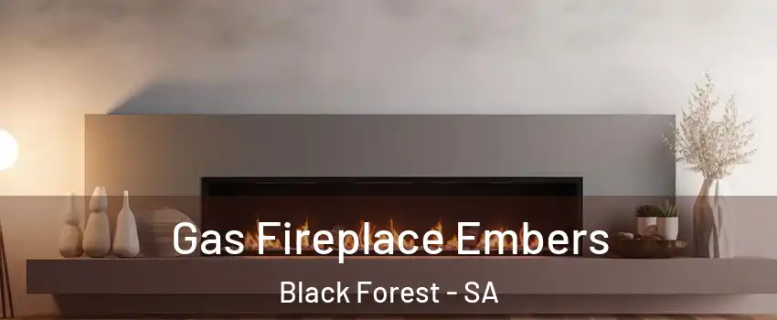 Gas Fireplace Embers Black Forest - SA