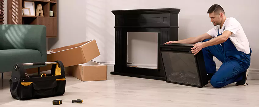 Old Rusted Metal Fireplace Repair And Replacement in Adelaide, SA