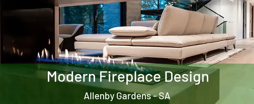 Modern Fireplace Design Allenby Gardens - SA