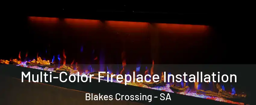 Multi-Color Fireplace Installation Blakes Crossing - SA