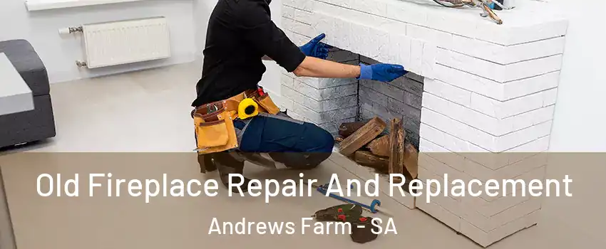 Old Fireplace Repair And Replacement Andrews Farm - SA