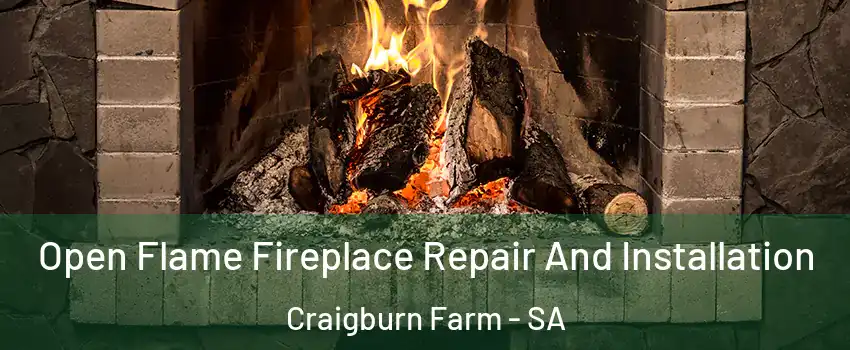 Open Flame Fireplace Repair And Installation Craigburn Farm - SA