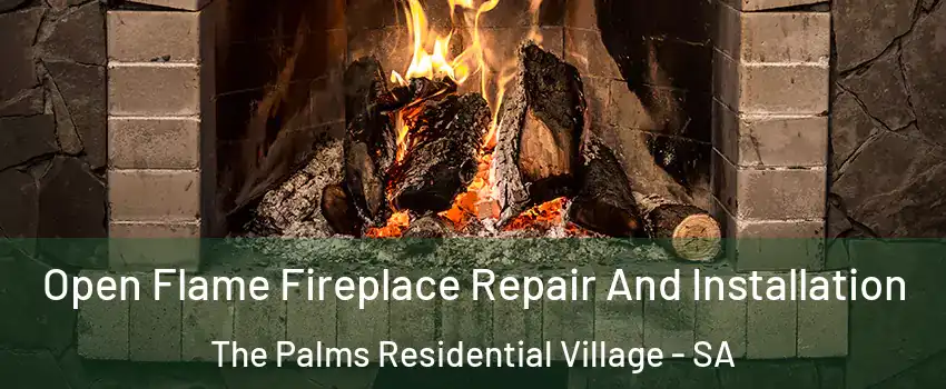  Open Flame Fireplace Repair And Installation The Palms Residential Village - SA