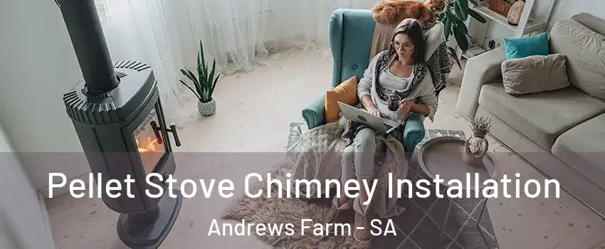 Pellet Stove Chimney Installation Andrews Farm - SA